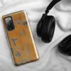 Glossy Urban Decay Weathered Wall Tough Case for Samsung — peeling golden-yellow paint over cracked grey plaster