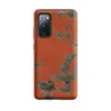 Matte Peeling Paint Urban Decay Tough Case for Samsung — peeling orange plaster wall revealing muted gray stone and rusted