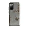 Glossy Urban Decay Rust Patina Tough Case for Samsung — peeling paint surface revealing rust, copper, and corroded metal