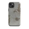 Glossy Weathered Concrete Urban Edge MagSafe Tough Case for iPhone — weathered concrete surface with peeling plaster