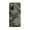 Matte Weathered Brick Wall Tough Case for Samsung — crumbling plaster wall revealing aged rustic bricks in earthy rust