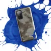 Glossy Weathered Brick Wall Tough Case for Samsung — crumbling plaster wall revealing aged rustic bricks in earthy rust