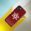 Glossy Triple Snowflake Winter MagSafe Tough Case for iPhone — three identical white geometric snowflakes arranged in a row