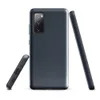 Glossy Dark Denim Texture Tough Case for Samsung — close-up dark indigo denim fabric texture with visible woven thread