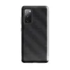 Glossy Carbon Weave Armor Tough Case for Samsung — repeating dark graphite carbon fiber weave pattern with interlocking