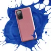 Glossy Classic Red Diagonal Stripe Tough Case for Samsung — diagonal red and white fine twill stripe pattern repeating
