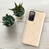 Glossy Stitched Diamond Lattice Tough Case for Samsung — repeating hand-stitched diamond lattice with cross stitch accents