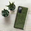 Glossy Forest Green Knit Texture Tough Case for Samsung — seamless olive and forest green knitted fabric texture