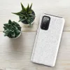 Glossy Winter White Knit Texture Tough Case for Samsung — seamless white knitted sweater stitch pattern with subtle tonal