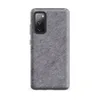Matte Heathered Storm Gray Tough Case for Samsung — soft heathered light gray mottled texture with subtle tonal variation