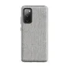 Matte Stone Wash Texture Tough Case for Samsung — soft gray concrete surface with vertical striations and organic weathered