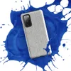 Glossy Stone Wash Texture Tough Case for Samsung — soft gray concrete surface with vertical striations and organic weathered