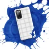 Glossy Cloud White Quilted Texture Tough Case for Samsung — seamless quilted grid pattern in soft white and pale grey