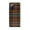 Glossy Highland Tartan Tough Case for Samsung — classic Scottish tartan plaid in deep red, forest green, gold, and white