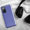 Glossy Periwinkle Grid Texture Tough Case for Samsung — fine micro-checkerboard pattern in periwinkle and slate blue