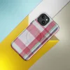 Glossy Classic Plaid Heritage MagSafe Tough Case for iPhone — classic tartan plaid woven in deep red, navy blue, forest