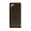 Glossy Dark Earth Crackle Terrain Tough Case for Samsung — cracked dry earth texture in deep chocolate brown with fine