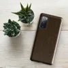 Glossy Dark Earth Crackle Terrain Tough Case for Samsung — cracked dry earth texture in deep chocolate brown with fine