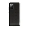 Glossy Dark Stone Grid Tough Case for Samsung — repeating charcoal octagonal stone tiles with diamond intersections