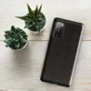 Glossy Dark Stone Grid Tough Case for Samsung — repeating charcoal octagonal stone tiles with diamond intersections