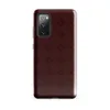 Glossy Crimson Lattice Elegance Tough Case for Samsung — repeating tufted diamond lattice pattern in deep burgundy and dark