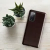 Glossy Dark Crimson Lattice Tough Case for Samsung — repeating dark crimson grid of rounded squares with dot connectors