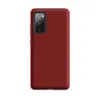 Matte Classic Crimson Bold Tough Case for Samsung — solid deep crimson red flat color fill with no additional markings