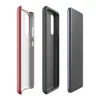 Glossy Classic Crimson Bold Tough Case for Samsung — solid deep crimson red flat color fill with no additional markings