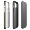 Glossy Dark Chocolate Velvet Shield MagSafe Tough Case for iPhone — solid deep espresso brown with subtle warm undertones