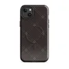 Glossy Dark Diamond Stitch MagSafe Tough Case for iPhone — diagonal diamond grid with fine dashed stitching lines on a deep