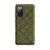 Matte Woven Basket Weave Tough Case for Samsung — repeating woven basket weave tile pattern with alternating horizontal
