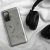 Glossy Urban Decay Concrete Tough Case for Samsung — weathered concrete surface with irregular khaki and taupe patches