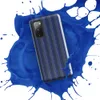 Glossy Classic Stripe Bold Tough Case for Samsung — vertical pinstripes in deep royal blue, forest green, and white