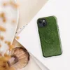 Glossy Lush Green Meadow MagSafe Tough Case for iPhone — aerial view of a dense green meadow with intricate foliage texture