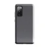 Glossy Storm Grey Texture Tough Case for Samsung — soft heathered storm grey fabric-like texture with subtle tonal variation