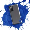 Glossy Storm Grey Texture Tough Case for Samsung — soft heathered storm grey fabric-like texture with subtle tonal variation