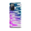 Glossy Neon Tide Wave Ripple Tough Case for Samsung — rippling water waves in a teal to violet to hot pink gradient