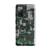 Glossy Circuit City Camo Tough Case for Samsung — dense overhead grid of interlocking industrial structures in forest green