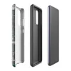 Glossy Circuit City Camo Tough Case for Samsung — dense overhead grid of interlocking industrial structures in forest green