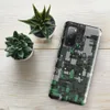 Glossy Circuit City Camo Tough Case for Samsung — dense overhead grid of interlocking industrial structures in forest green