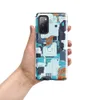 Glossy Circuit Surge Tech Armor Tough Case for Samsung — dense futuristic circuit board pattern in cyan, electric blue