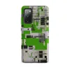 Matte Circuit City Digital Camo Tough Case for Samsung — aerial city grid of electric green, white, and charcoal black