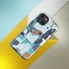 Glossy Circuit City Tech Camo MagSafe Tough Case for iPhone — dense circuit board pattern with layered cyan, navy