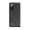 Glossy Dark Chain Mail Armor Tough Case for Samsung — close-up chain mail armor pattern in deep charcoal and steel grey