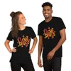 Black I Love Drugs Bold Statement Tee — bold chunky lettering reading I Love Drugs in warm orange red and yellow tones