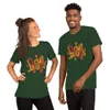 Forest I Love Drugs Bold Statement Tee — bold chunky lettering reading I Love Drugs in warm orange red and yellow tones