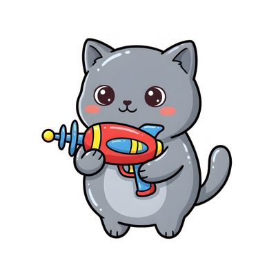 Galactic Kitty Adventure Tee - front artwork