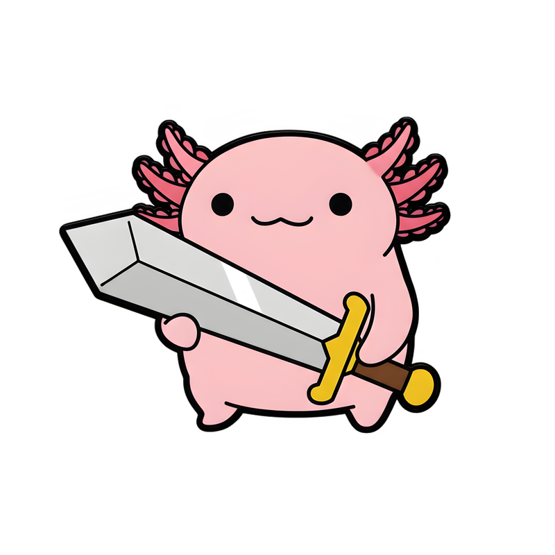 Axolotl Warrior Tee