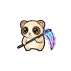 Charming Bear with Crystal Scythe Tee - front artwork