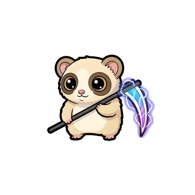 Charming Bear with Crystal Scythe Tee